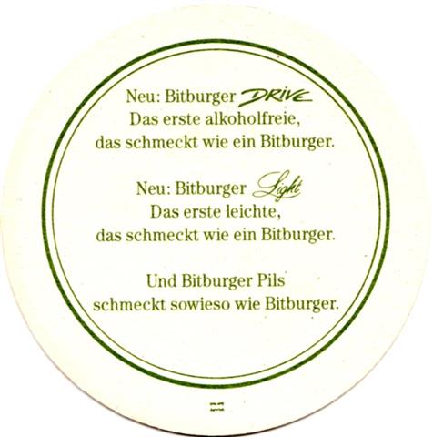 bitburg bit-rp bitburger rund 2-3b (215-neu bitburger drive-u zeichen-grün) 